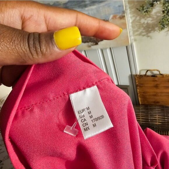 New Flutter Sleeve Bow Neck Secretary Style Blouse. - Picture 3 of 15